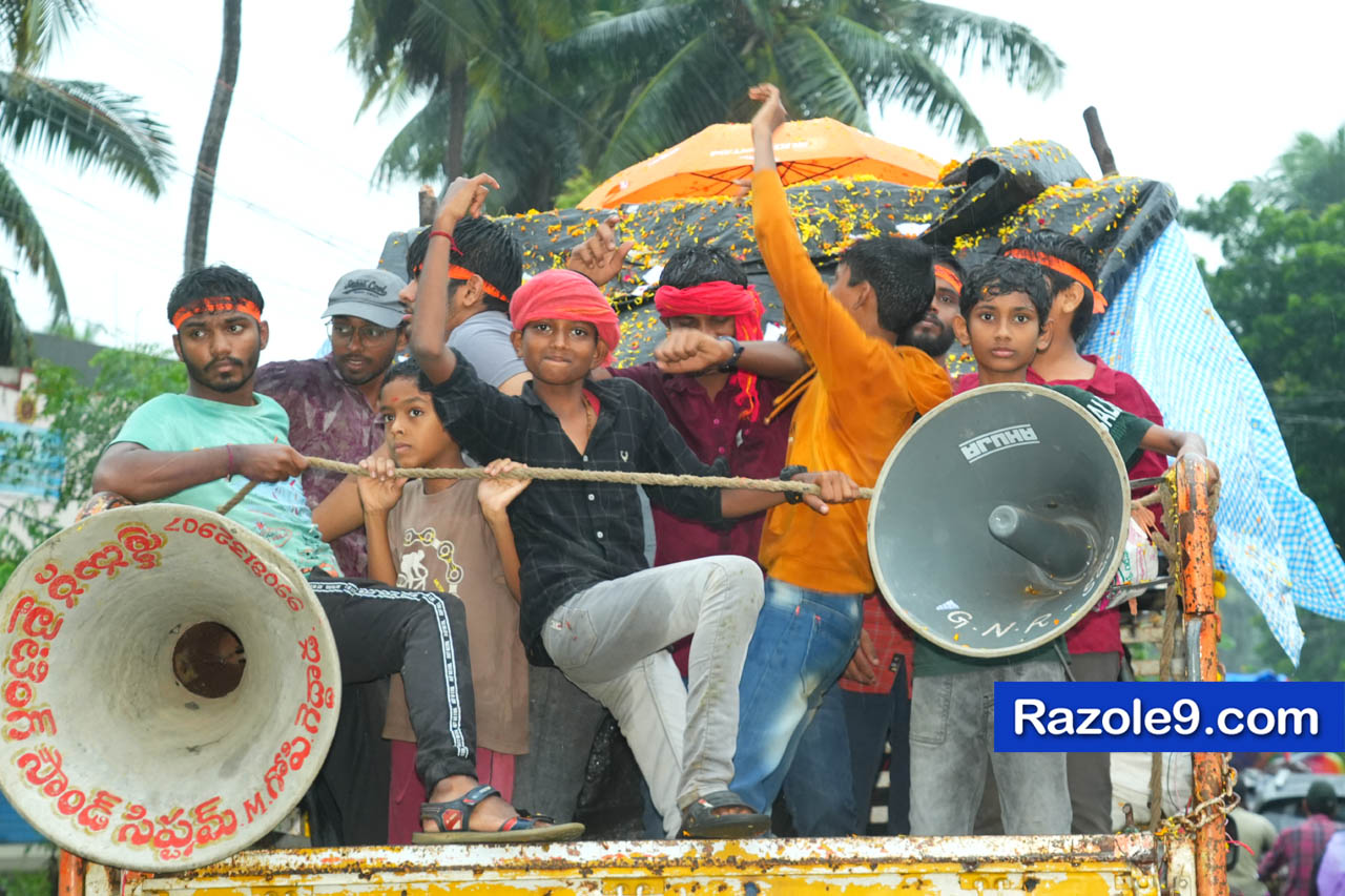 Razole Taluka Ganesh Nimajjanam